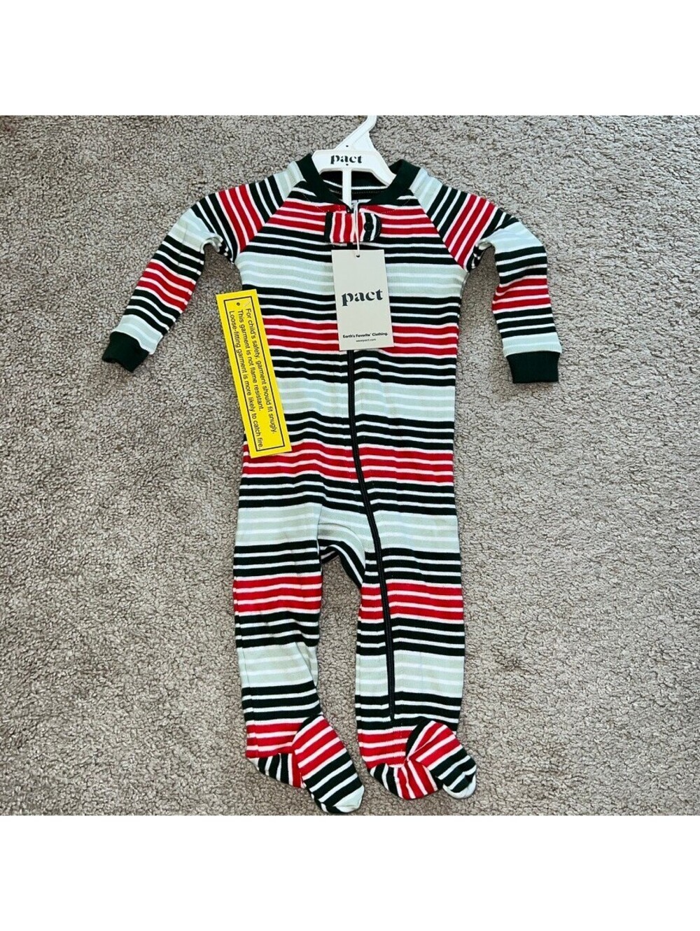 NWT Pact organic baby sleeper 0-3 months